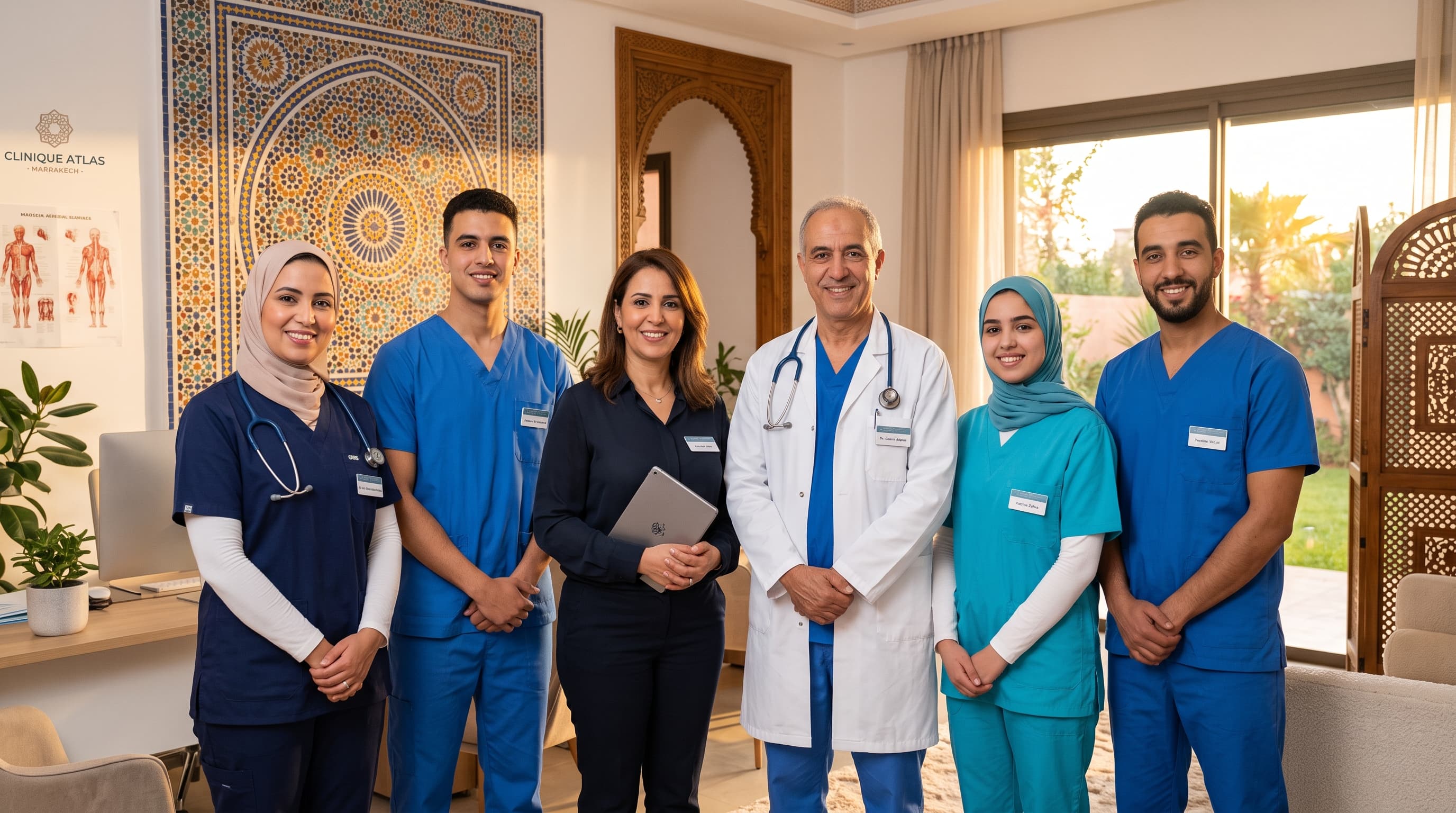 Equipe medicale SAMU Marrakech